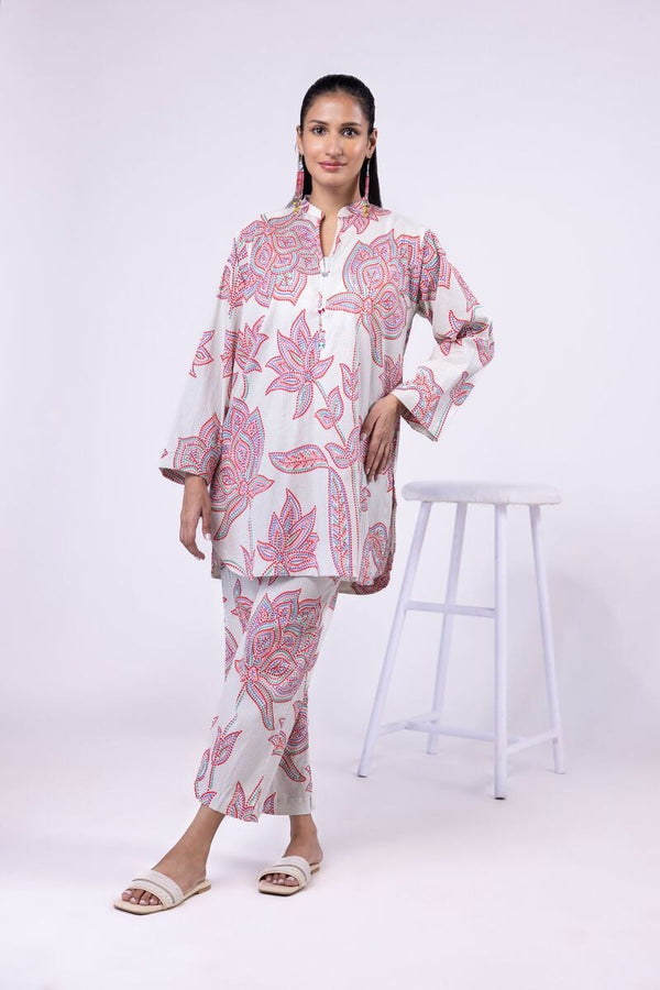 Printed | Ripple Crinkle Kurta Pants