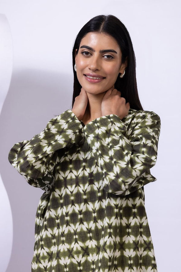 Printed | Ripple Crinkle Kurta