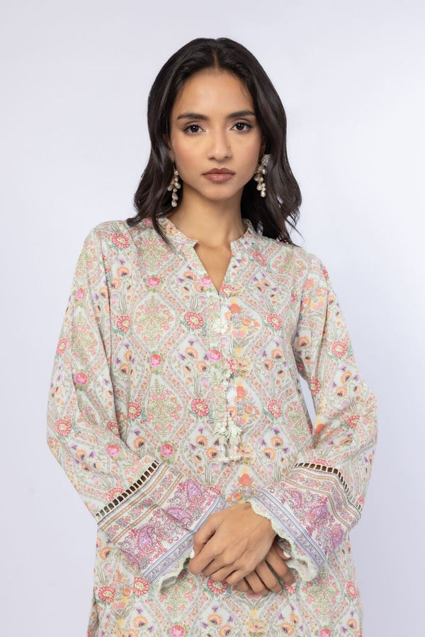 Embroidered | Crosshatch Raw Silk Kurta