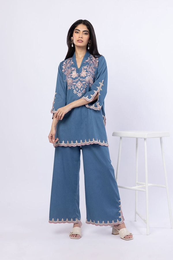 Embroidered | Linen Cotton Kurta