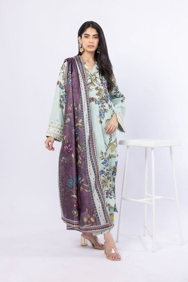 Embroidered | Russian Raw Silk Kurta Pants