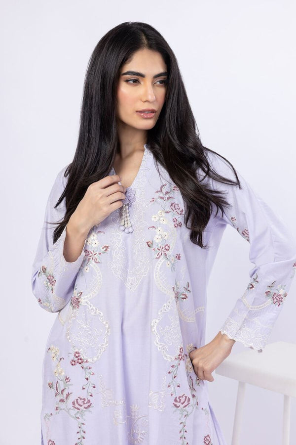 Embroidered | Raw Silk Kurta Pants