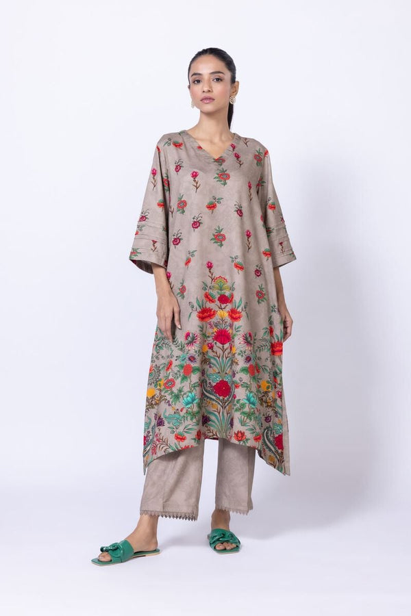 Printed | Marina Twill Kurta Pants