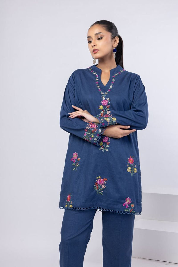 Embroidered | Linen Cotton Kurta
