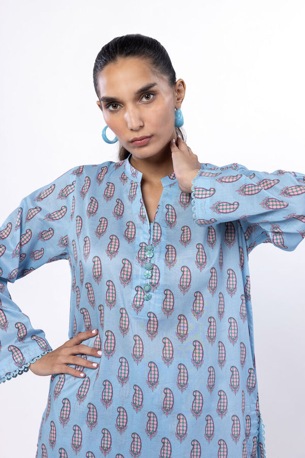 Printed | Lawn Fabrics 2 Piece | Top and Bottom